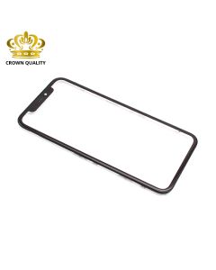 Staklo touch screen-a za Iphone XR+ frame (Crown Quality) black