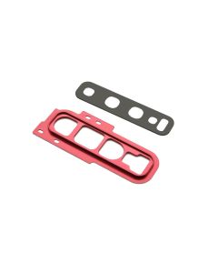 Staklo kamere za Samsung G973 Galaxy S10 + frame Red
