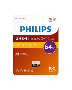 Memorijska kartica PHILIPS Micro SD 64GB V30 ULTRA SPEED (FM32TF064B/93)