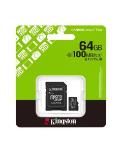 Memorijska kartica Kingston SelectPlus 64GB gen 3 150MB/s SDCS3 + adapter