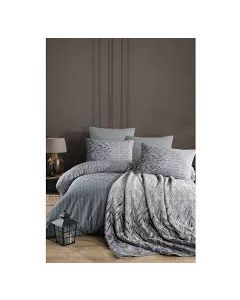VIKTORIJA Posteljina Clasy 200x220cm Selen gri - VLK000404-selengri