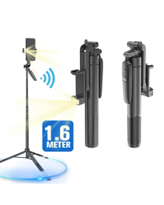 Selfie stick A66 + tripod crni - 209707