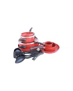 ZOTRIX Set posuđa granit 15/1 crvena - n7508