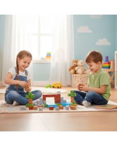 ECO TOYS Set magnetnih kocki za decu – 119 delova