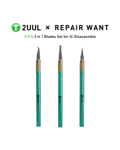 Set nozica za skidanje cipova 2UUL x Repair Want Y-C-S 3 in 1 Blades Set for IC Disassemble - 206281