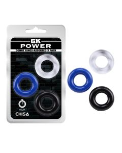 Set od 3 prstena Donut Rings Assorted 3 Pack - CN-330300899