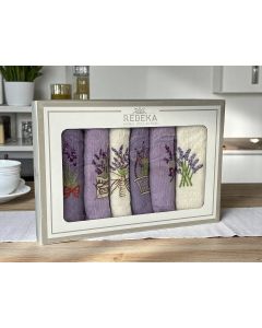 VIKTORIJA Set 6 kuhinjskih krpa 40x60cm Set F - VLK000114-setF