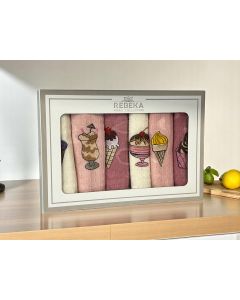 VIKTORIJA Set 6 kuhinjskih krpa 40x60cm Set C - VLK000114-setC