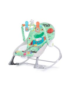CHIPOLINO Muzička njihalica baby Spa green - SHEBS02302GR