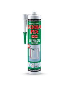 SOMAFIX Silikon univerzalni crni S202 280ml - 3-U-00604