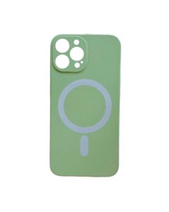 Silikonska maska Color Magsafe za iPhone 15 Pro Max, maslinasta - 1850056