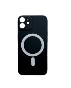 Silikonska futrola Magsafe Color Iphone 12 crna