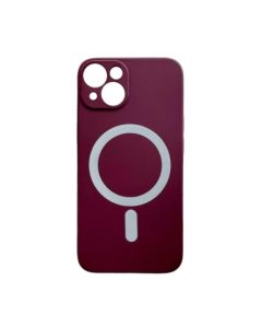 Silikonska futrola Magsafe Color za Iphone 13, bordo