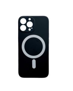 Silikonska futrola Magsafe Color za Iphone 14 Pro Max, crna