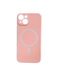 Silikonska futrola Magsafe Color za Iphone 15, svetlo roza - 1810156