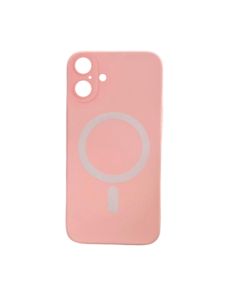 Silikonska futrola Magsafe Color za iPhone 16, svetloroze - 1810259