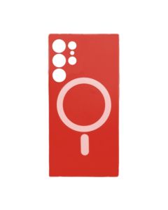 Maska silikonska Magsafe COLOR za Samsung S24 Ultra, crvena - 1850091