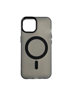 Maska silikonska Magsafe FLURO COLOR za Iphone 13/14, crna - 1810471