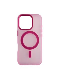 Maska silikonska Magsafe FLURO COLOR za Iphone 16 PRO, roza - 1810487