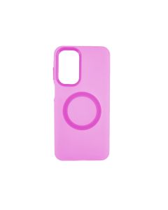 Futrola Magsafe FLURO COLOR za Samsung A17, roza - 1810566