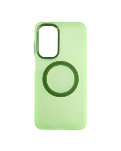 Silikonska futrola Magsafe FLURO COLOR za Samsung A37, zelena