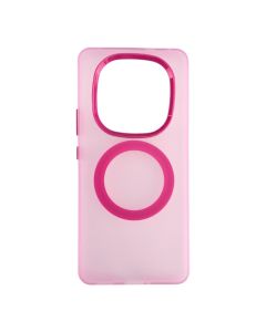 Maska silikonska Magsafe FLURO COLOR za XIAOMI Redmi Note 14 PRO+ 5G, roza - 1810455