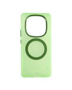 Maska silikonska Magsafe FLURO COLOR za XIAOMI Redmi Note 14 PRO+ 5G, zelena - 1810456