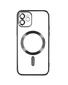 Silikonska futrola Magsafe Iphone 12, crna - 1810041