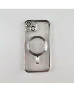 Futrola silikonska Magsafe za Iphone 13, srebrna - 1600019
