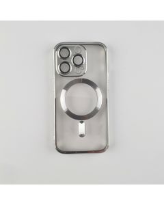 Futrola silikonska Magsafe za Iphone 14 pro max, srebrna - 1600027