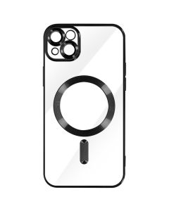 Silikonska futrola MagSafe za iPhone 15 +, crna - 1810031