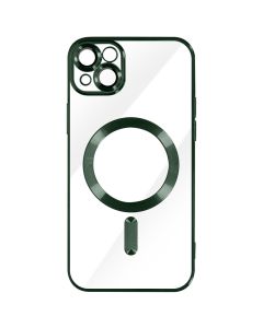 Silikonska futrola MagSafe za iPhone 15 +, zelena - 1810030