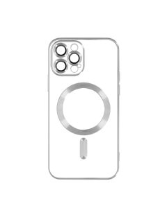 Silikonska Maska Magsafe za Iphone 16 PRO, srebrna - 1810255