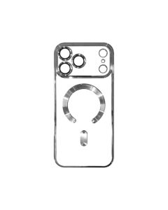 Silikonska MagSafe futrola za iPhone 18 Pro Max, srebrna