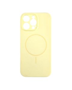 Silikonska maska Magsafe Lux za iPhone 15 Pro Max, žuta - 1810340