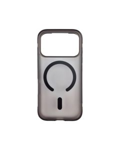 Silikonska MagSafe futrola Remix za iPhone 18 Pro Max / iPhone 17 Pro Max, crna