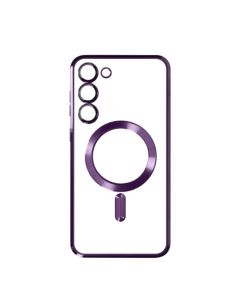 Silikonska MagSafe futrola za Samsung Galaxy A17, ljubičasta