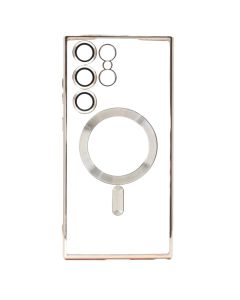 Futrola silikonska sa MagSafe za SAMSUNG S23 Ultra, zlatna
