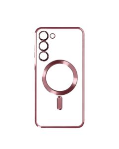 Silikonska maska Magsafe za SAMSUNG S25 Edge, roza