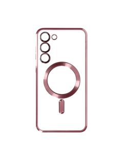 Silikonska futrola Magsafe za Samsung S26, roza