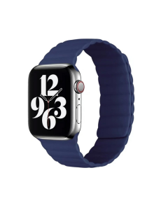 Silikonska narukvica za Apple Watch sa magnetom plava 38/ 40/ 41 mm - 053172