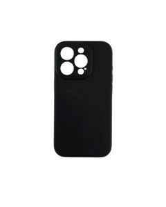 Silikonska SOFT Maska sa zaštitom kamere iPhone 15 Pro Max, crna - 1850051