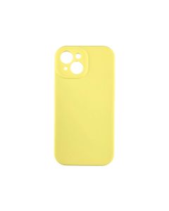 Silikonska SOFT Maska sa zaštitom kamere iPhone 15, žuta - 1850040