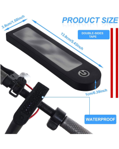 Silikonska zaštita za display trotineta Xiaomi M365 crna - 608034