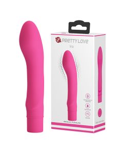 Roze silikonski vibrator za G tačku - 014702