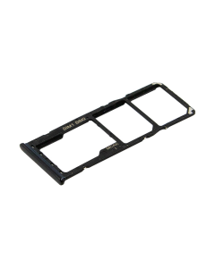 Sim Tray (ulozak za karticu) za Samsung A12 crni - E1392