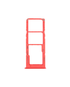 Sim Tray (ulozak za karticu) za Samsung A12 crveni - E1604