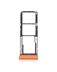 Sim Tray (ulozak za karticu) za Xiaomi Redmi 10C narandzasti - E1618