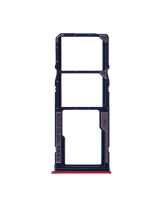 Sim Tray (ulozak za karticu) za Xiaomi Redmi 9T crveni - E1621