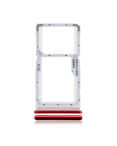 Sim Tray (ulozak za karticu) za Xiaomi Redmi Note 8 Pro crveni - E1629